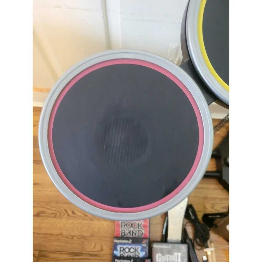 Rock Band PlayStation 2 PS2 PS3 Drum/Pedal/ Guitar/Dongle/Mic/ Sticks Bundle